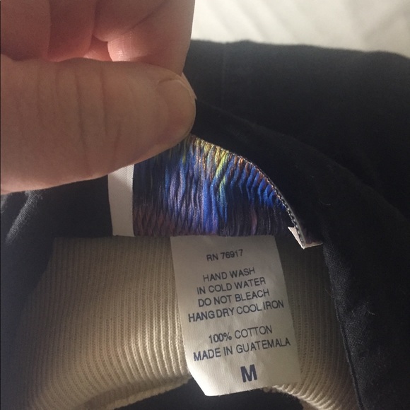 Cricket By The Creek Black Aztec Mid-shirt Button - Picture 6 of 7